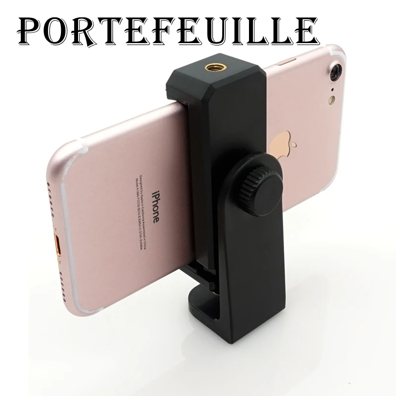 Универсальный штатив адаптер Portefeuille для смартфона держатель мобильного