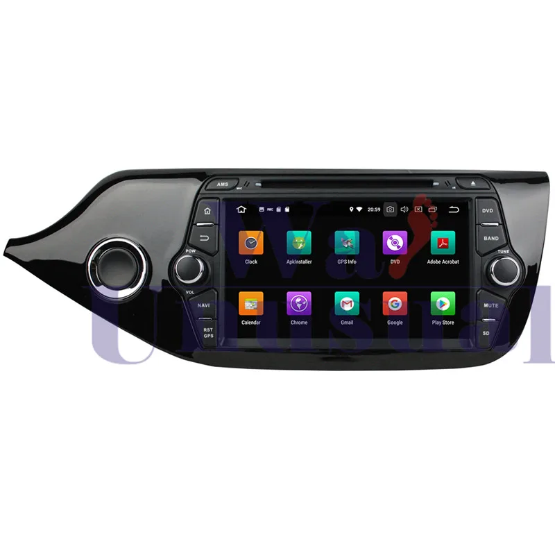 Wanuary 8 дюймов Восьмиядерный 64 ГБ 4 RAM Android 9 0 автомобильный DVD радио плеер для KIA CEED 2014