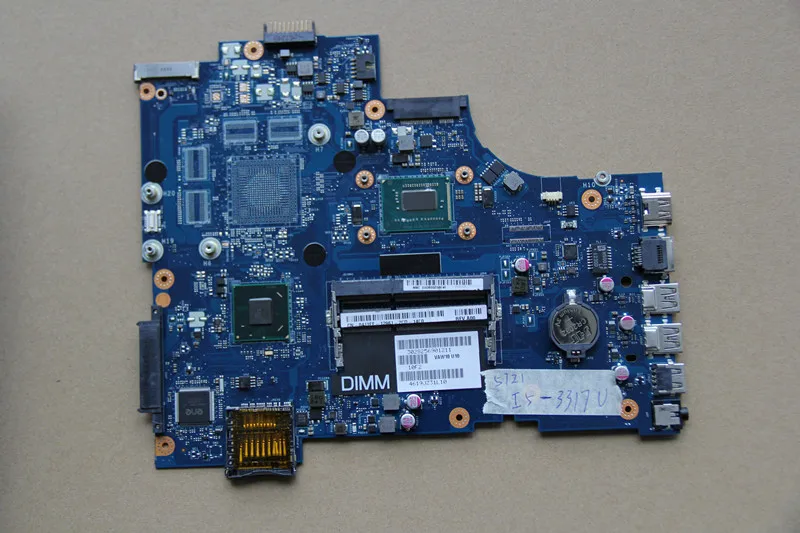 CN 04J1FF 4J1FF для DELL Inspiron 3721 5721 материнская плата ноутбука VAW11 LA 9102P с I5 3317U CPU на борту HM76