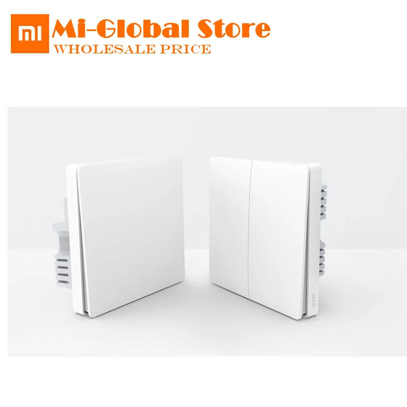 Умный светильник Xiaomi Aqara ZiGBee с беспроводным выключателем и настенным выключателем дистанционного управления через приложение mijia