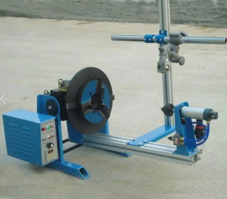 Сварочный позиционер с патроном для сварки 50 кг круглой детали портативное