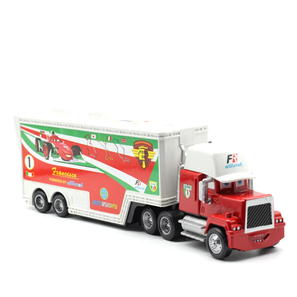 Disney Pixar Cars 3 9 видов стилей Mack Truck McQueen дядюшка 1:55 литье под давлением из металлического сплава и пластика модель игрушки автомобиль Подарки для детей - Цвет: 4