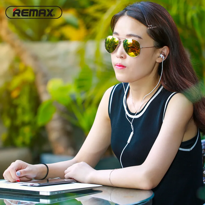 Оригинальные наушники Remax 512 проводная гарнитура с шумоподавлением модные