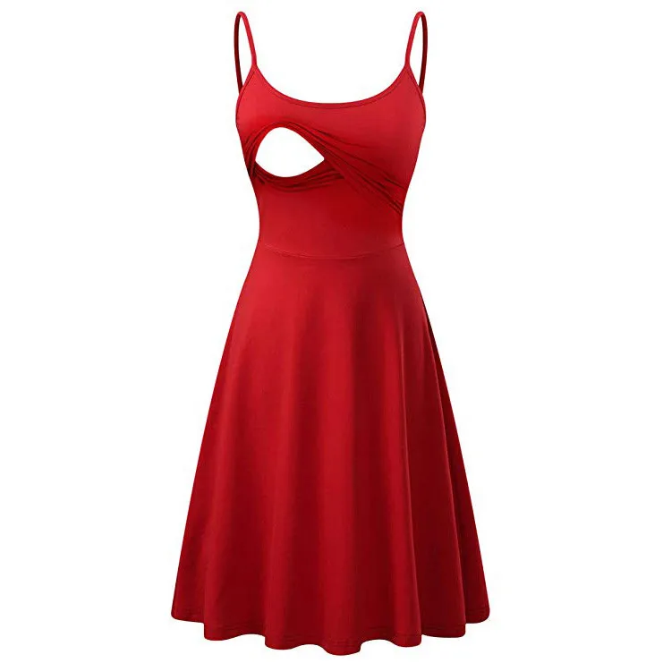 Платье для беременных SAGACE однотонное платье без рукавов грудного вскармливания