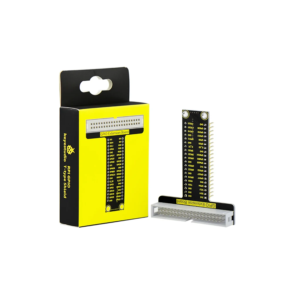 Бесплатная доставка! Keyestudio RPI GPIO T образный экран для Raspberry Pi 4B /CE