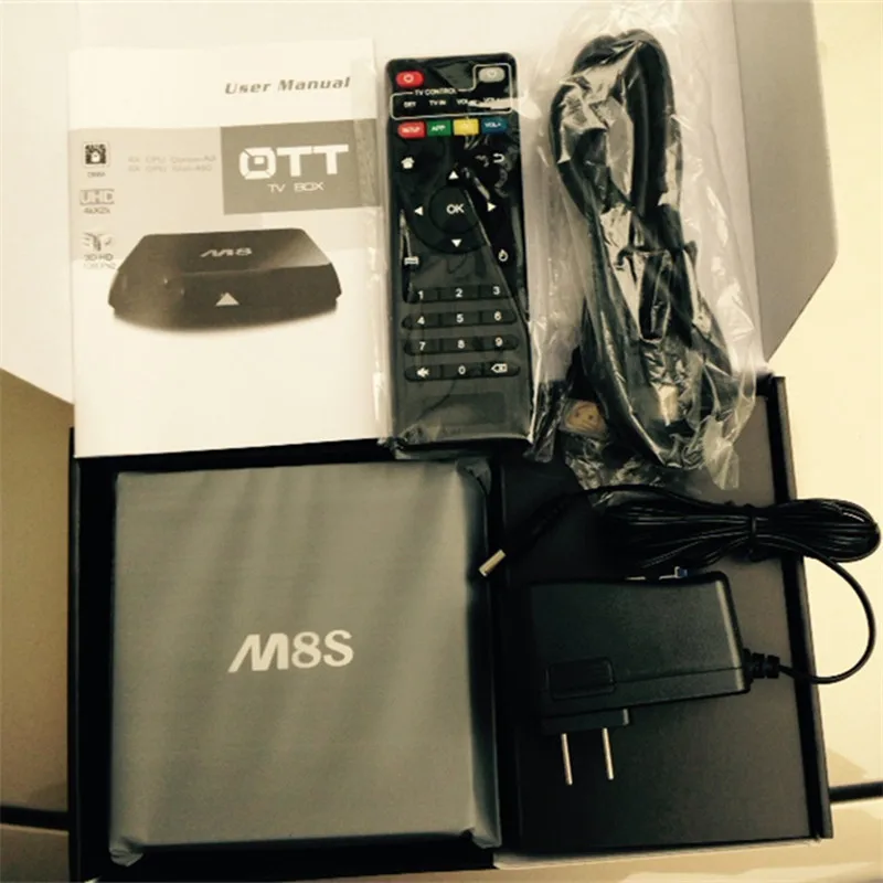 Amlogic s812 M8s 2 г/8 г чип ap6330 4 К Dual Band Wi-Fi Full HD Android 4.4 media плеер M8 ТВ коробка | Электроника