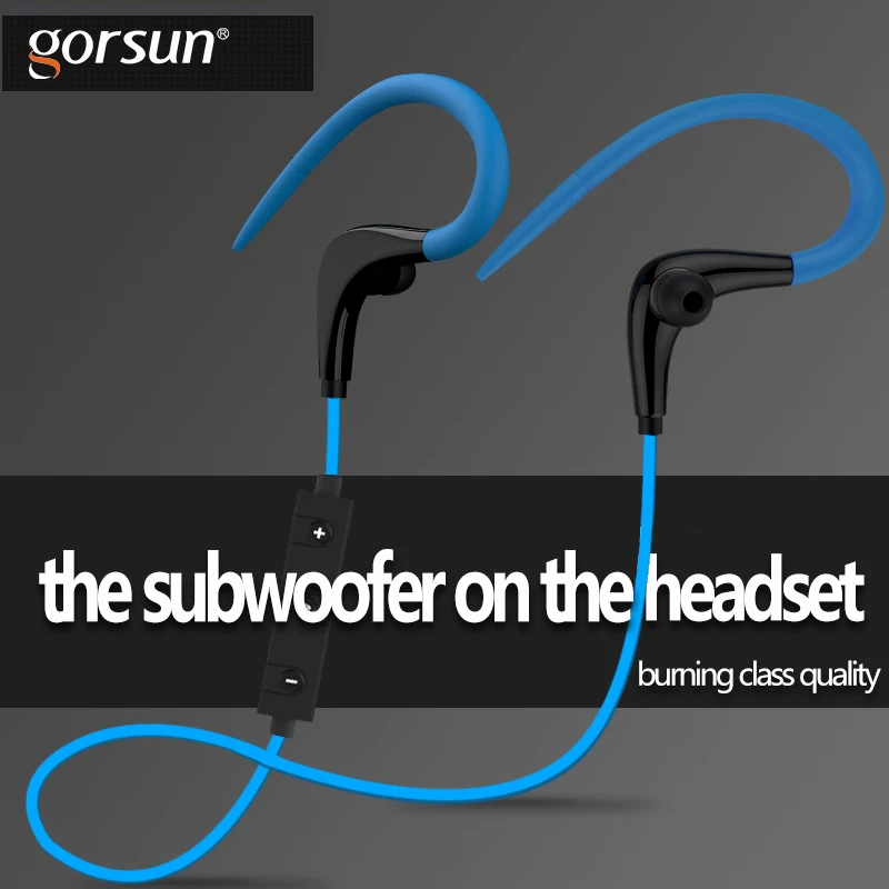 GorSun E55BB Bluetooth 4.1 headset Wireless headphone sports stereo earphone with microphone &amp NFC Free Shipping | Электроника