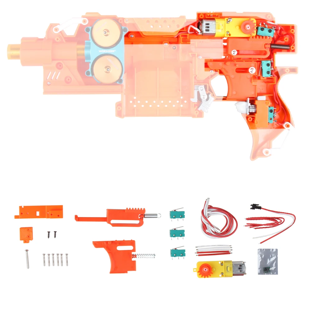 Рабочий мод полный автоматический 130 двигатель наборы для Nerf N-Strike Elite Stryfe изменить