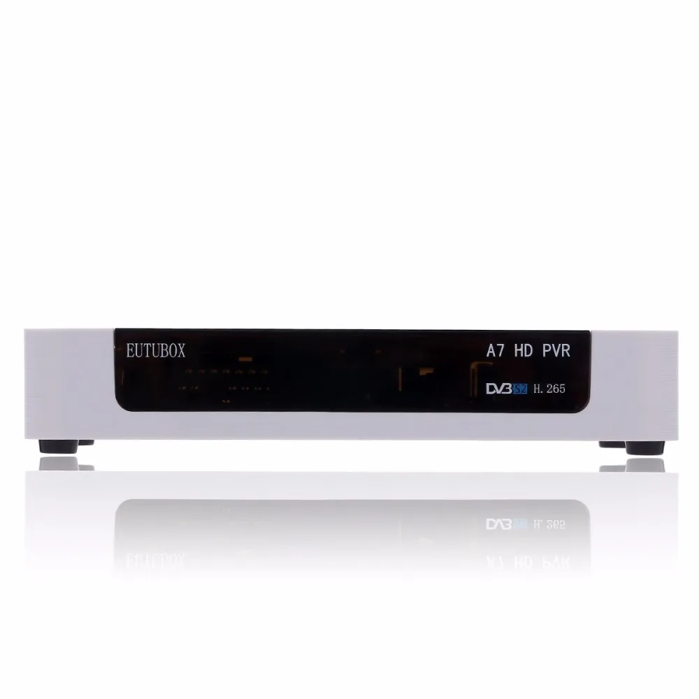 EUTUBOX A7 DVB S2 Цифровой спутниковый ресивер Встроенный wifi Full HD PVR поддержка 3g H.265 AVS+ HEVC IPTV Youtube Cccam Newcamd