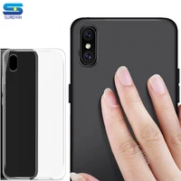 surehin soft case for iphone xs max 11 pro x xr 8 7 6s plus cover case matte red black blue pink clear transparent silicone case