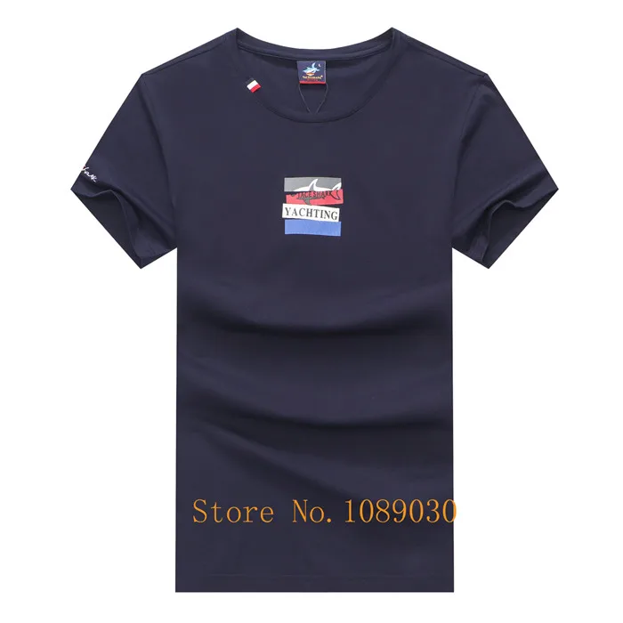 5902-DARKBLUE Лето, уличная Мужская футболка, короткий рукав, с буквенным принтом, Tace& Shark, брендовая мужская футболка, homme camisetas, футболки - Цвет: 5902-DARKBLUE
