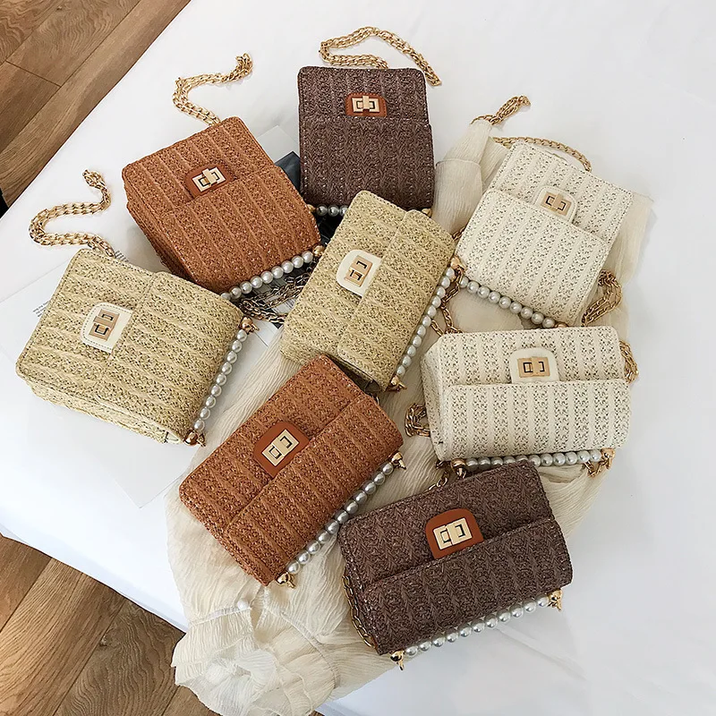 сумка женская Пляжная соломенная 2019 роскошная брендовая дизайнерская Новая