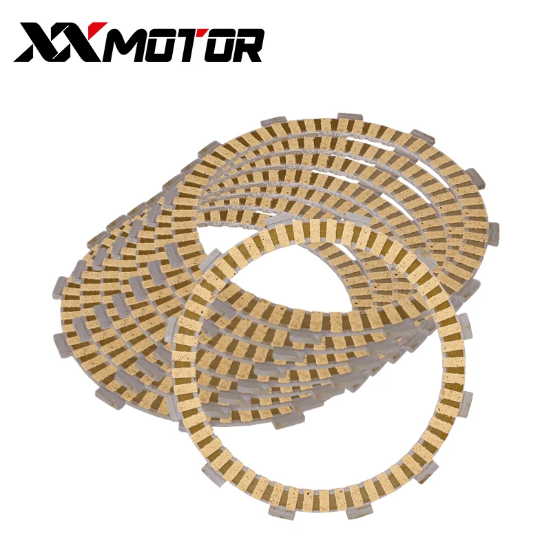 1Set 8 Pcs Clutch Disc Friction Plates Motorcycle Engine Accessories For Honda Goldwing GL1800 2001 - 2011 01-11 | Автомобили и