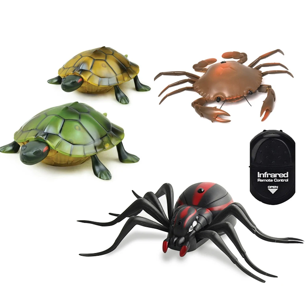 

Electric Remote Control Crab Spider Infrared Reptile RC Animal High Simulation Model Children Early Learning Educational Toys