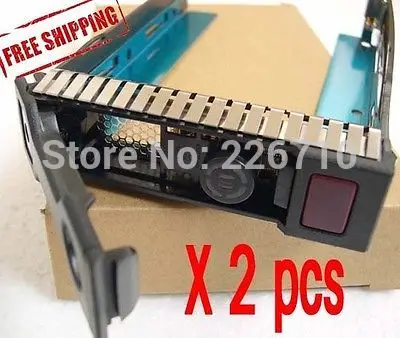 Лоток для жесткого диска 2 шт. новой G8 Gen8 651314-001 3 5 &quotLFF SAS SATA Caddy 651320-001 BL420 DL388 DL360 WS460c