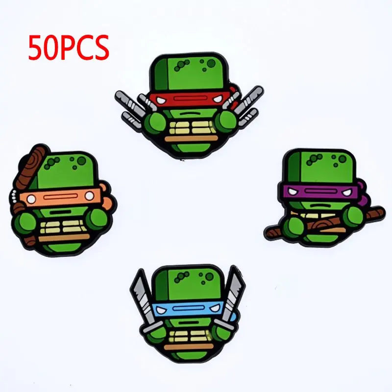 Топ продаж 50 шт. Ninjagoes Heros аниме ТВ фильм Персонаж плоский задник ПВХ