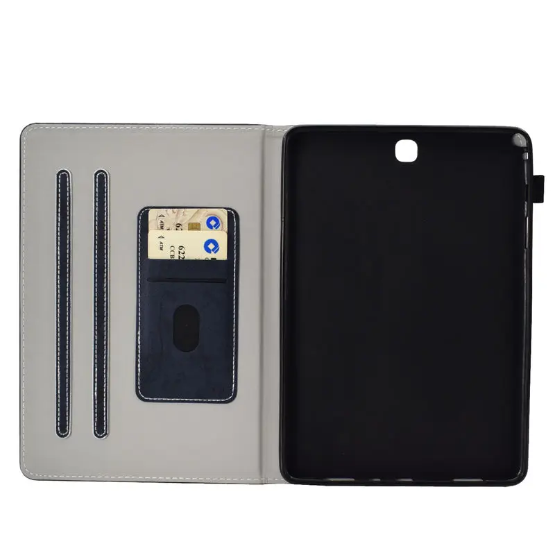 SM-T555 чехол для samsung Galaxy Tab A 9,7 SM-T550 T550 T555 P550 P555 Smart Cover Funda, защитная Подставка для планшета+ пленка+ ручка