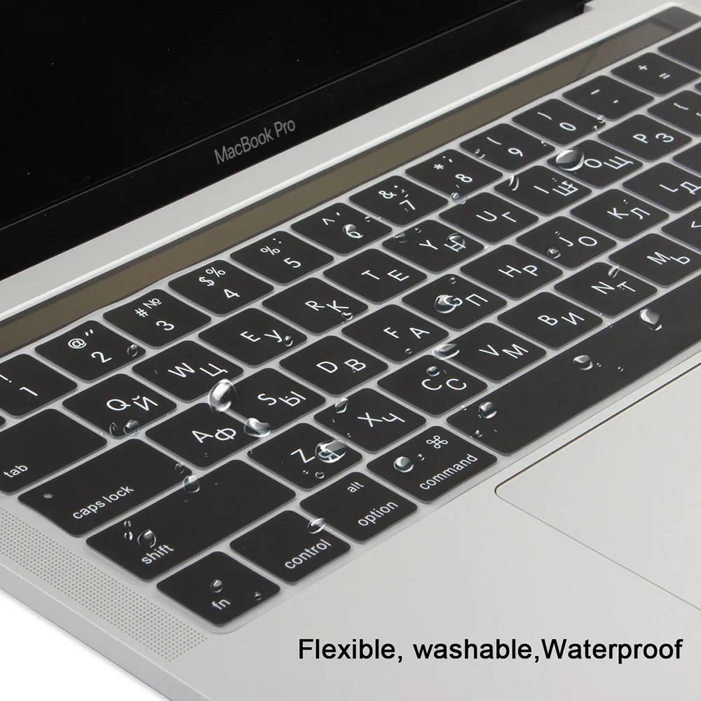 Американский Русский Макет для Macbook Pro 13 15 дюймов новинка 2016 2017 2018 2019 сенсорная