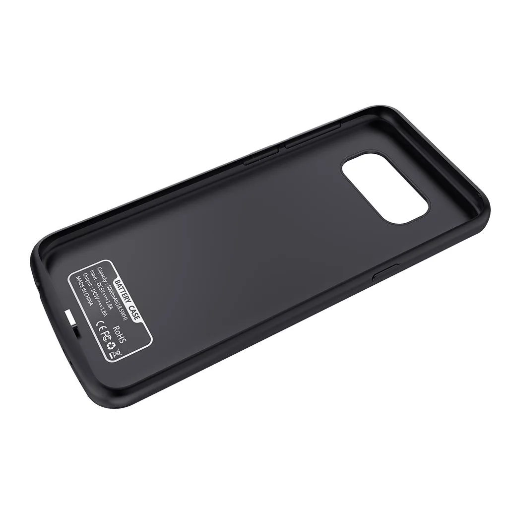 5500 мАч Расширенный чехол для зарядки телефона для samsung Galaxy S8 Plus плавные линии эргономичная дуга Удобная защита от пыли
