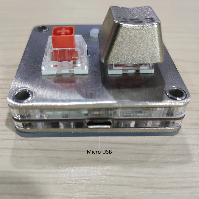 Осу! Механическая мини клавиатура с RGB подсветкой вишневый ящик переключатель