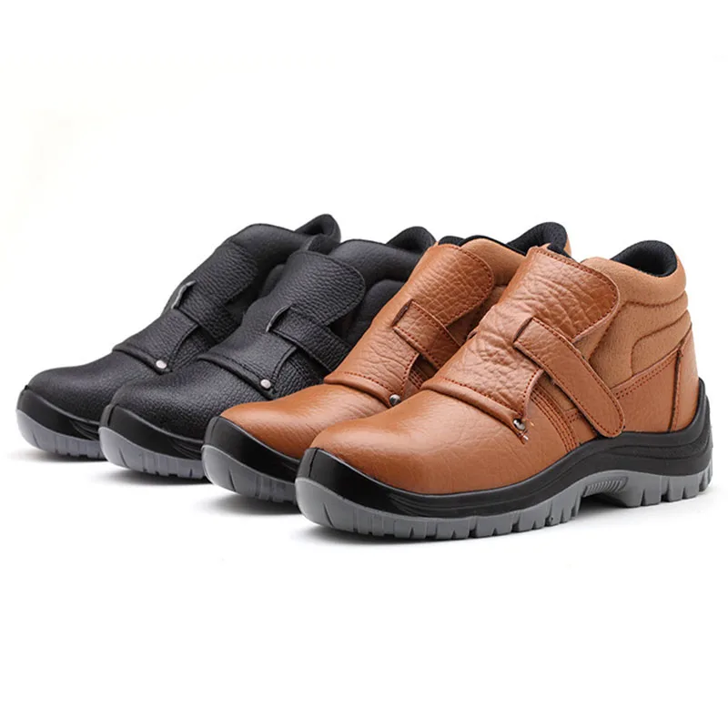 Men Breathable Leather Casual Shoes Anti-smashing Anti-piercing Safety Welder Steel Toe Cap Deodorant Protective | Обувь