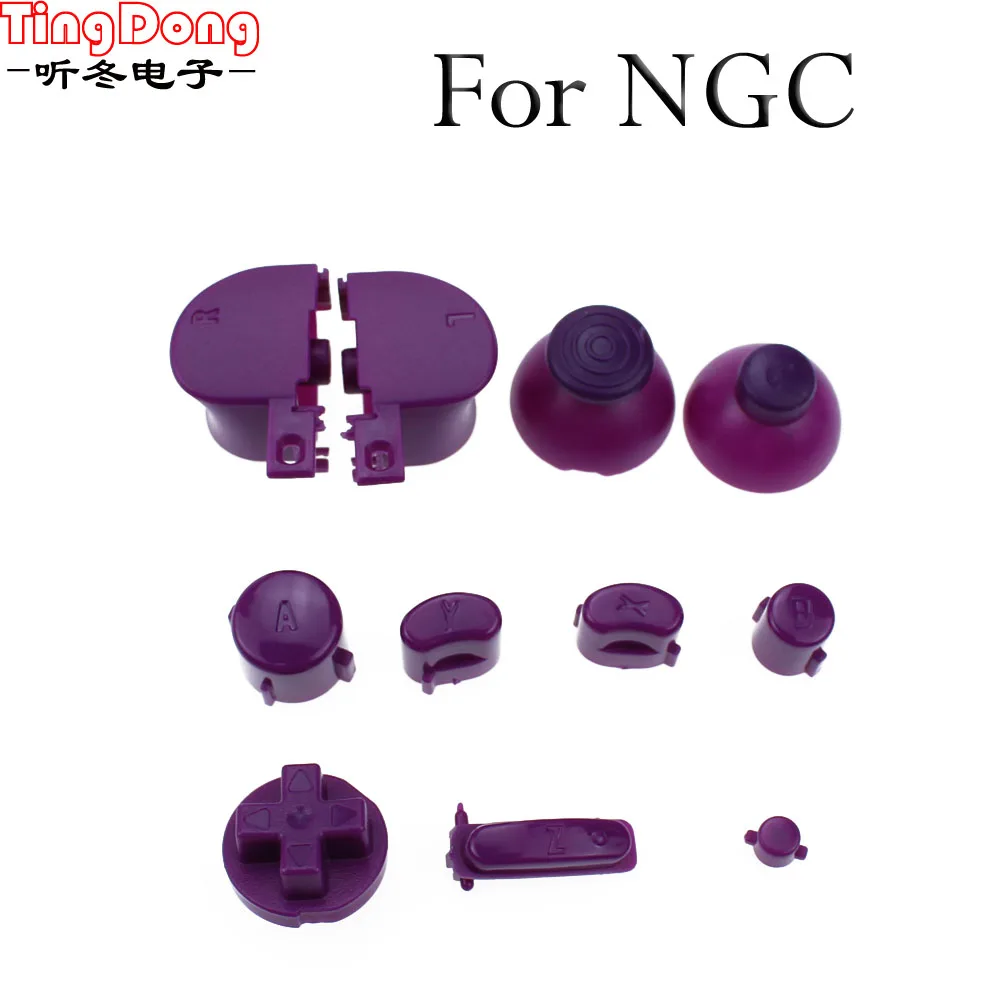 Набор кнопок для Gamecube Control цветной набор с наконечниками Y X A B N GC|Запасные части| |