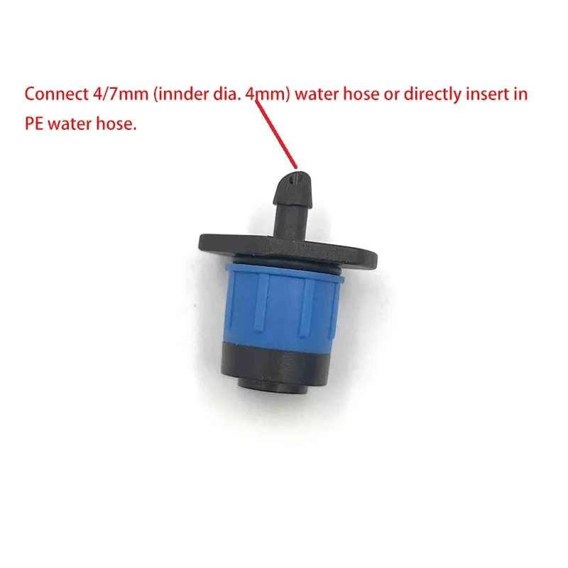 100 шт./лот садовая система орошения опрыскиватели пружина капельница 360 градусов