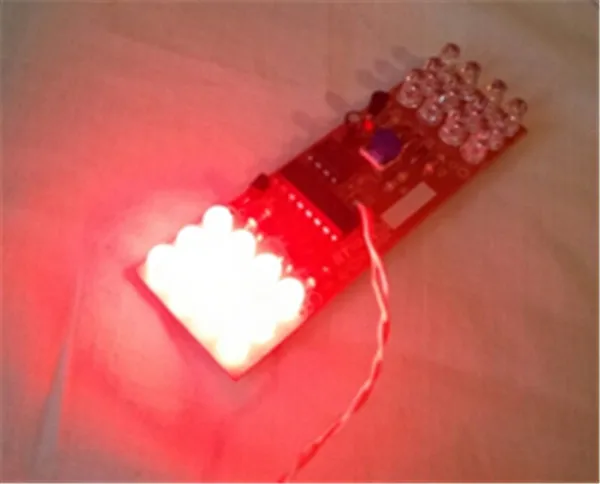 Электронные DIY Kit Красный синий двойной цвет мигающие огни стробоскоп NE555+ CD4017 электронная практика Обучающие наборы набор