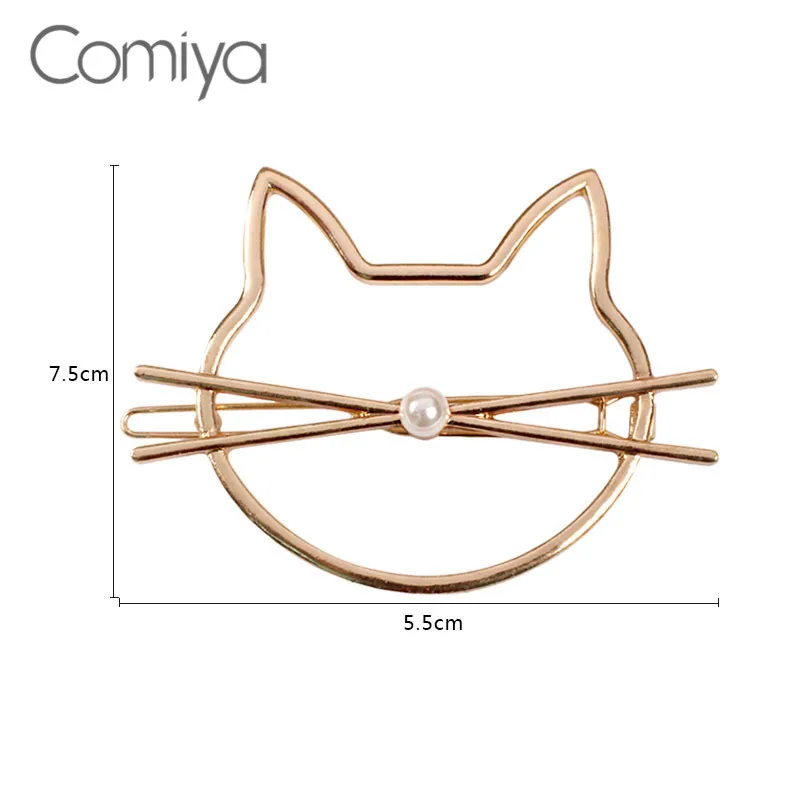 Comiya заколки Золото Цвет цинковый сплав ювелирные изделия Cat женские аксессуары
