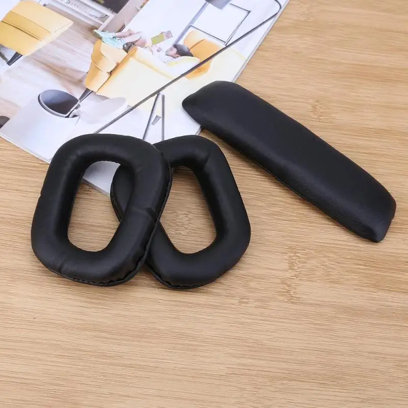 1 пара мягких сменных амбушюров для наушников Logitech G35 G930 G430 F450|Аксессуары