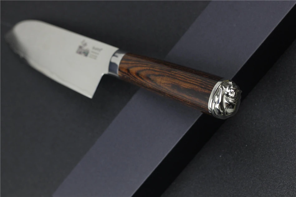 HAOYE 7 дюймов, дамасский нож santoku японский кухонный нож для приготовления пищи перетасовки мясорубки susi резак роскошный подарок на новоселье