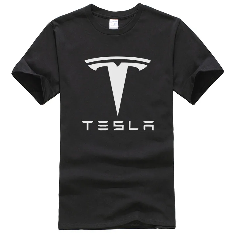 1 Новинка, Tesla, мужские футболки, короткий рукав, круглый вырез, с буквенным принтом, хлопок, мужские футболки, повседневная футболка для мальчиков, топы, много цветов, T134 - Цвет: 1
