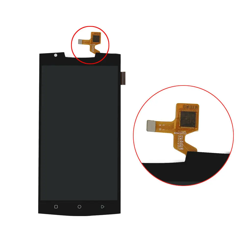 5 &quot100% протестированный ЖК-дисплей для Oukitel K10000 Pro + сенсорная панель цифровые
