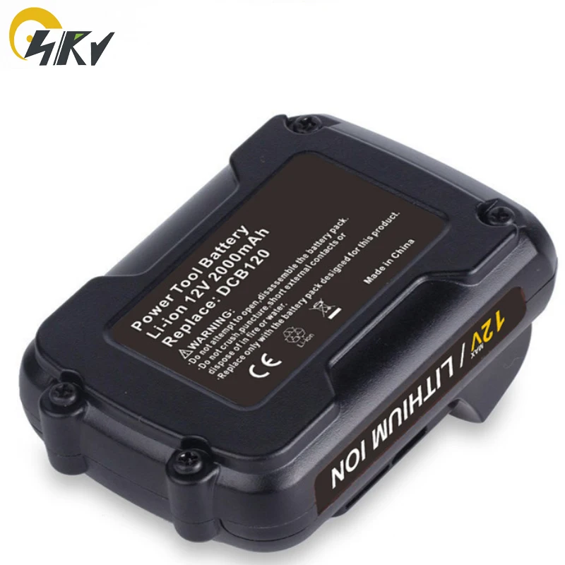 DCB120 батарея для электроинструмента Dewalt 12V Li-Ion DCB121 DCB123 DCB125 DCD710 DCF813 DCF815 DCF610 DCB100 DCT410S