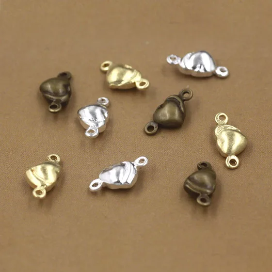 Заготовки для подвесок в форме сердца 10 Х5 мм|diy jewelry accessories|jewelry accessoriesconnector links |