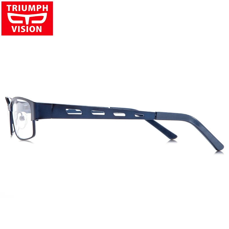 Мужские очки по рецепту TRIUMPH VISION синий металлический светильник Прямоугольная