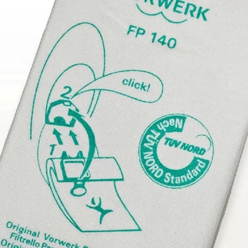 6 шт./лот пылесос HEPA для пыли сумка нетканые мешки для vorwerk VK140 FP140 Kobold140 VK150 FP150 Kobold150