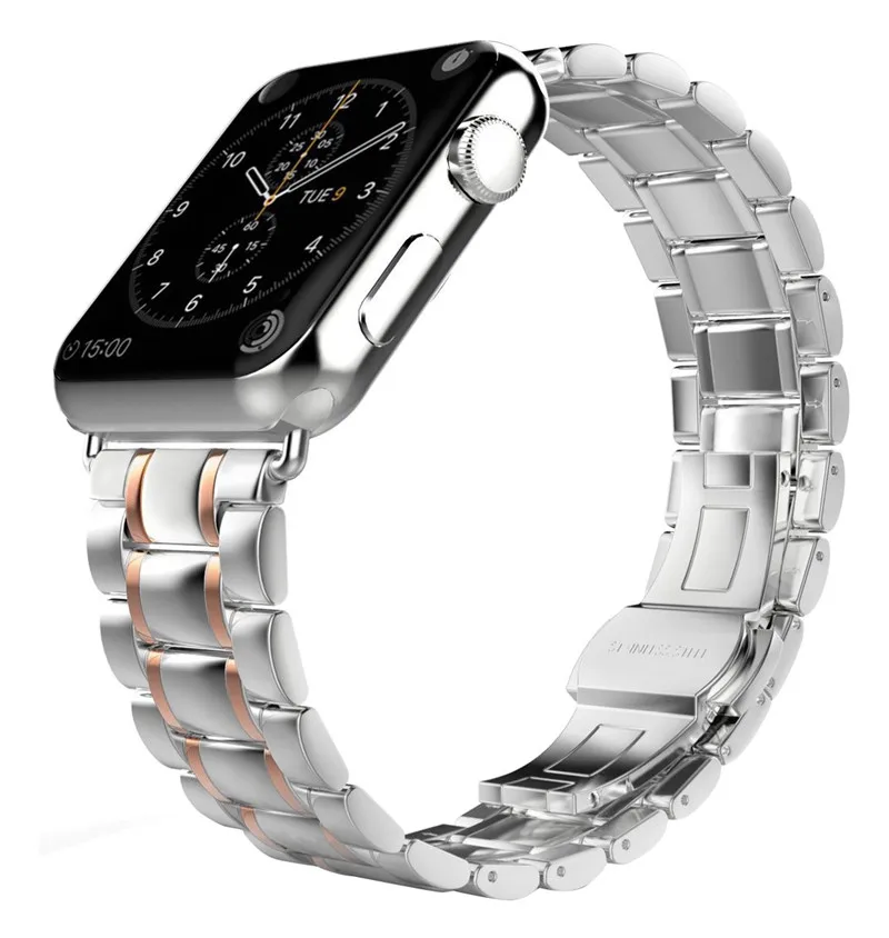 Ремешок сменный из нержавеющей стали для Apple Watch Series 4 38/42/40/44 мм|Ремешки часов| |