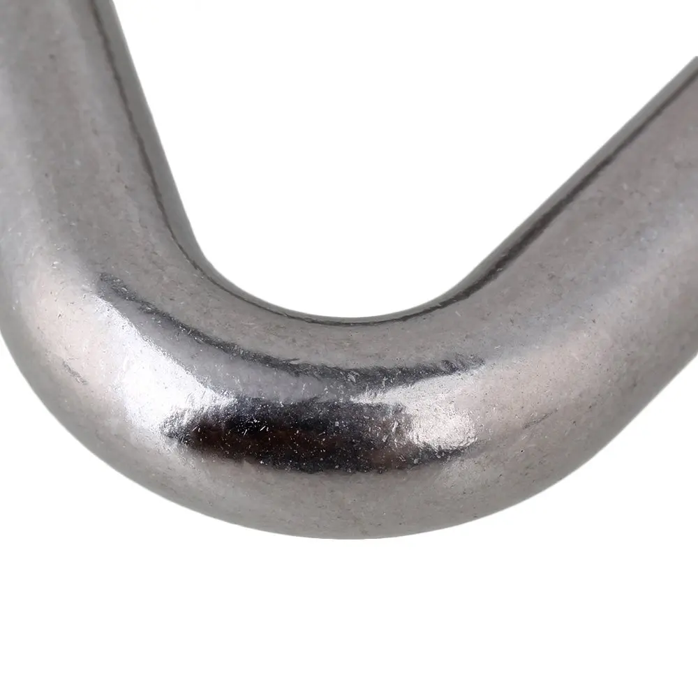 Triangle Shape Silver M14 304 Stainless Steel Eyed Threaded Nuts Lifting Gear Fasteners Eye Bolt Pack of 2 | Обустройство дома