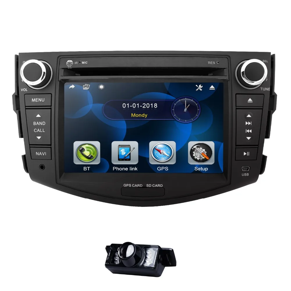 7 &quot2 Din Автомобильный мультимедийный DVD для Toyota Previa RAV 4 RAV4 2006 2007 2008 2009 2010 2011 2012