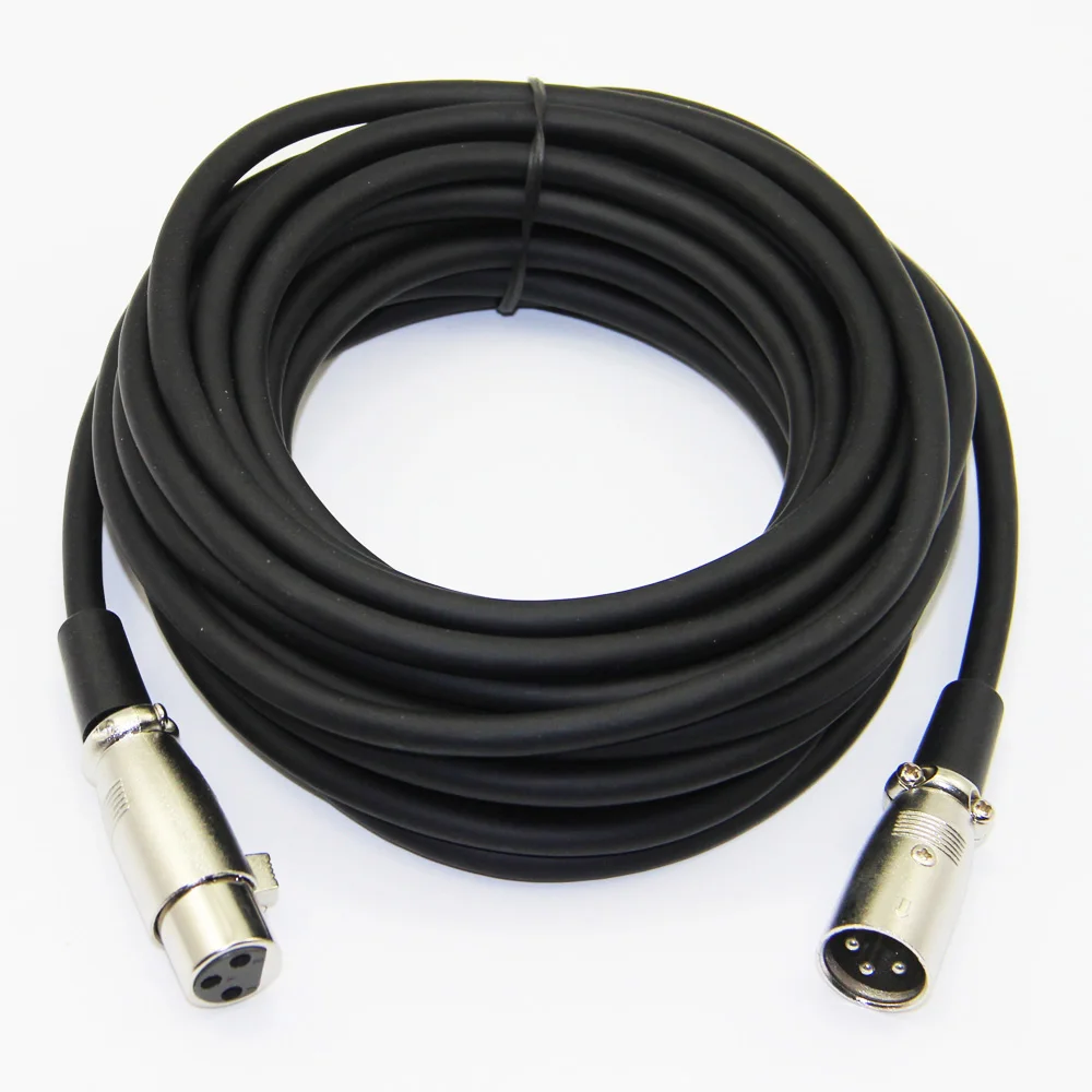 Кабель Bochara XLR штекер гнездо M/F для микрофона микшер OFC медь 1 м 8 3 5 10 15 20 м|xlr balanced