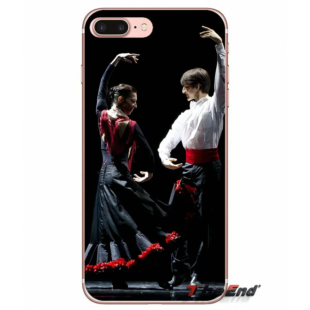 Фламенко Танцы для huawei P Smart Y6 Ascend P8 P9 P10 плюс Nova P20 Lite Pro Mini 2017 мягкий прозрачный