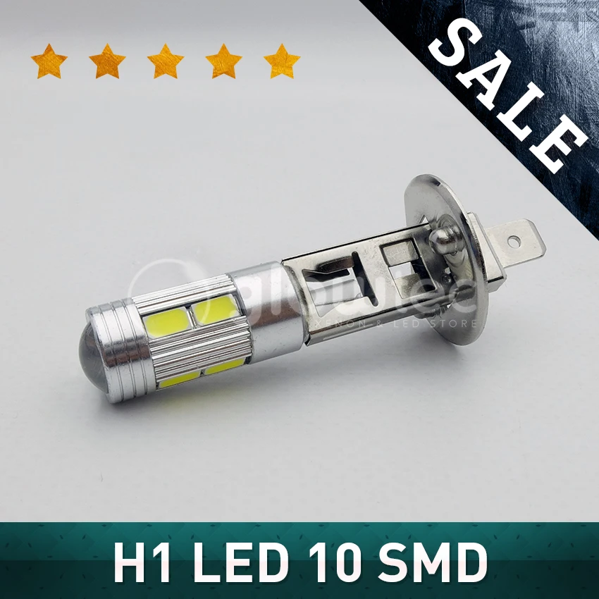 1 шт. супер яркий автомобильный противотуманный светильник H1 10 SMD 5630 5730 12 в пост.
