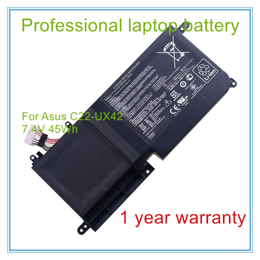 

Original New Laptop Batteries for UX42E3517VS Batteries C22-UX42 7.4V 6140mAh 45WH
