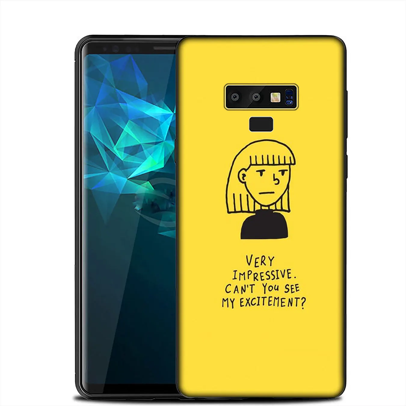 IYICAO Cute anime art Dog Soft Silicone Case for Samsung Galaxy A6 A9 A8 A7 2018 A3 A5 2016 2017 Note 9 8 10 Plus Lite |
