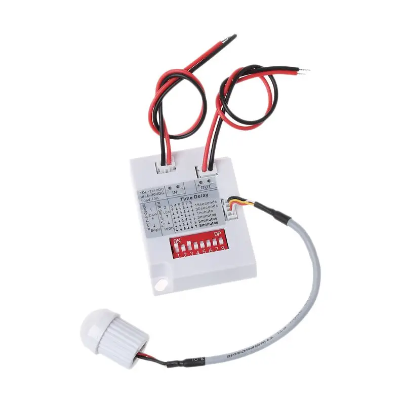 PIR Motion Sensor Switch TDL-2012 IR Infrared Body Induction Detector 12VDC | Обустройство дома