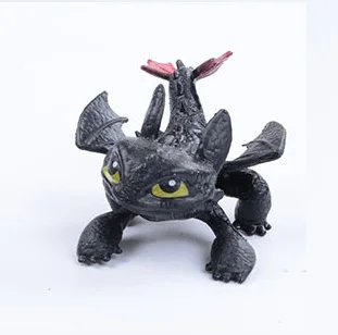5cm figure 2 Как приручить дракона, игрушки, ночная Фурия, дракон, плюшевая кукла, игрушки, беззубый Дракон, фигурка, игрушки для детей, подарок - Цвет: 5cm figure 2