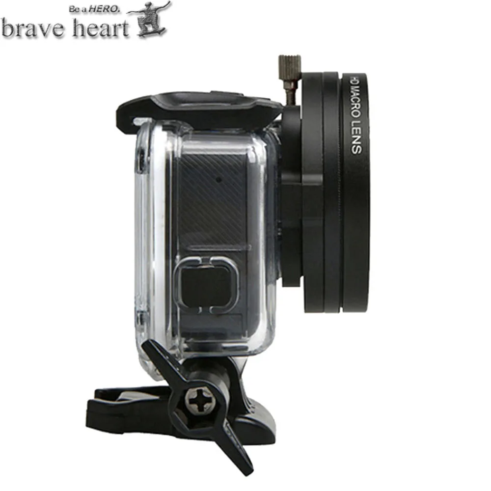 Объектив для камеры brave heart HERO 5 58 мм 16x Macro CPL + чехол UV красный фильтр GoPro Go pro hero Hero