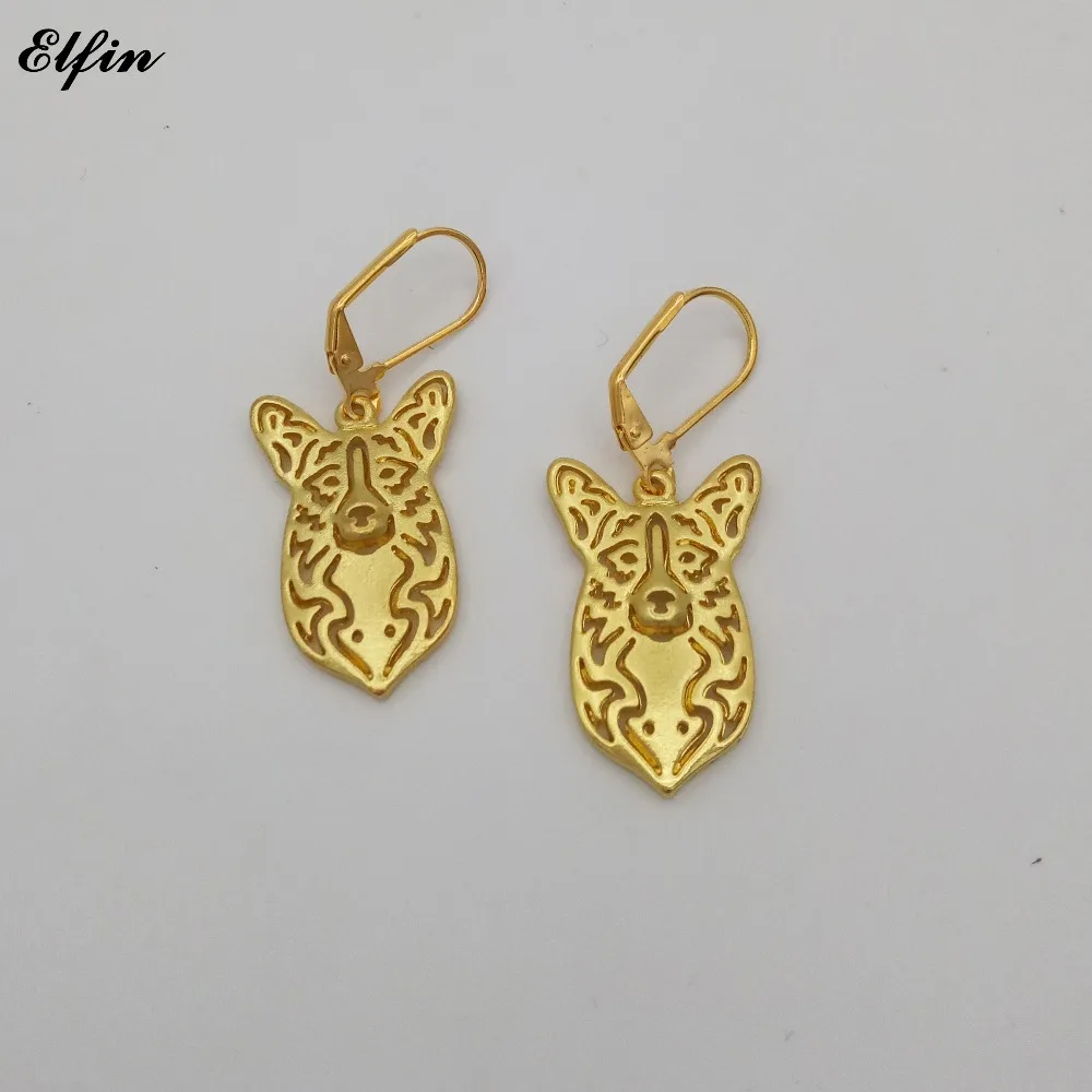 Новые модные серьги Elfin в стиле кардигана валлийской корги ювелирные изделия