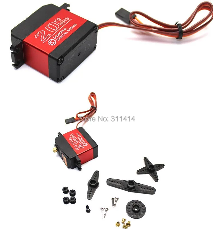 3 шт. DS3120 Обновление RC Servo 20 кг полностью металлическое снаряжение цифровой Dservo Baja